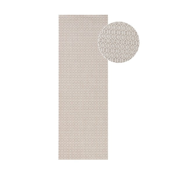 Sivý vonkajší koberec NORTHRUGS Coin, 80 x 200 cm