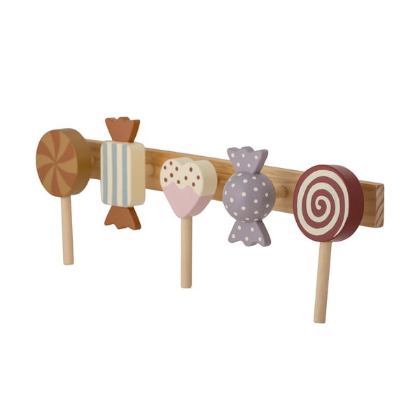 Nástenný detský vešiak z borovicového dreva Rudy - Bloomingville Mini-image-3