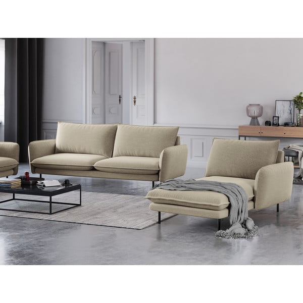 Béžová leňoška Cosmopolitan Design Vienna, pravý roh-image-1