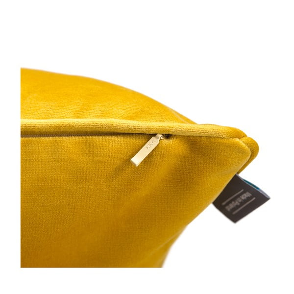 Žltá obliečka na vankúš WeLoveBeds Dijon, 50 × 50 cm-image-3