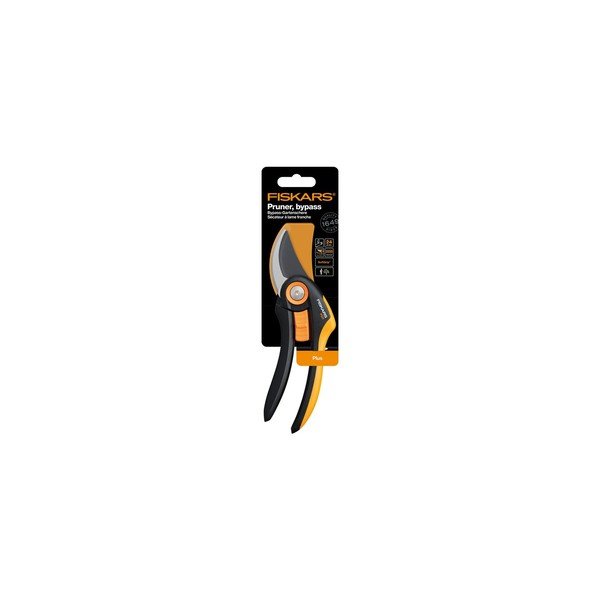 Dvojčepeľové zahradné nožnice Fiskars Plus-image-1