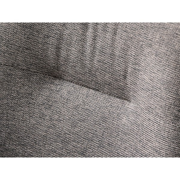 Sivé čalúnené jedálenské kreslo s podrúčkami Roxana – Unique Furniture-image-1