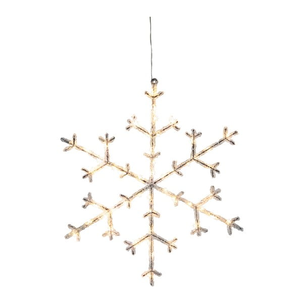 Svietiaca LED dekorácia Best Season Icy Snowflake, 45 cm