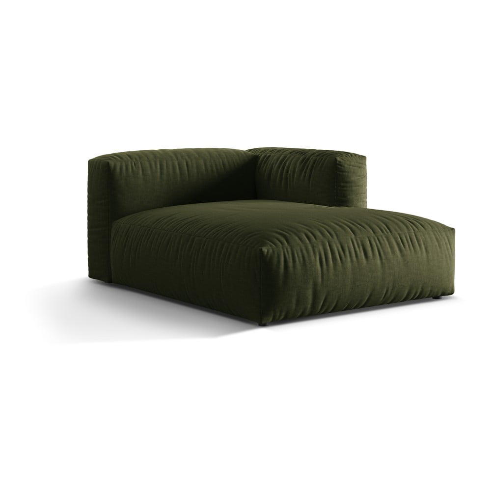 E-shop Zelený modul pohovky (pravý roh) Martina – Micadoni Home