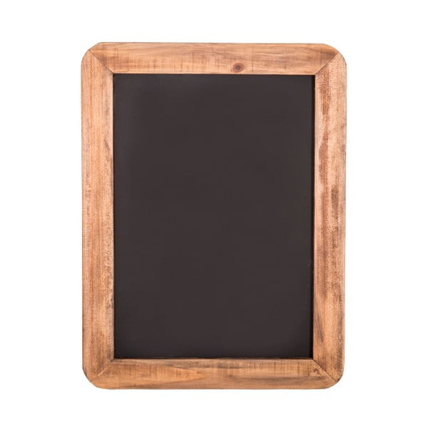 Čierna bridlicová tabuľa v drevenom ráme Antic Line, 28 × 20,5 cm