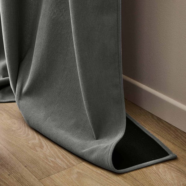 Antracitový menčestrový termo záves 140x260 cm Madison – douceur d'intérieur-image-4