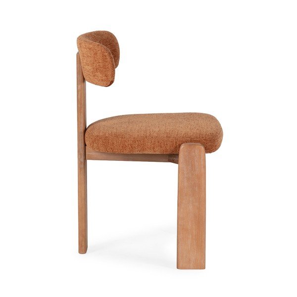 Čalúnené jedálenské stoličky v súprave 2 ks v tehlovej farbe Nadia – MOME-image-4