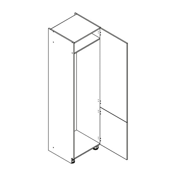 Vysoká kuchynská skrinka na vstavanú chladničku (šírka 60 cm) Aden – STOLKAR-image-3
