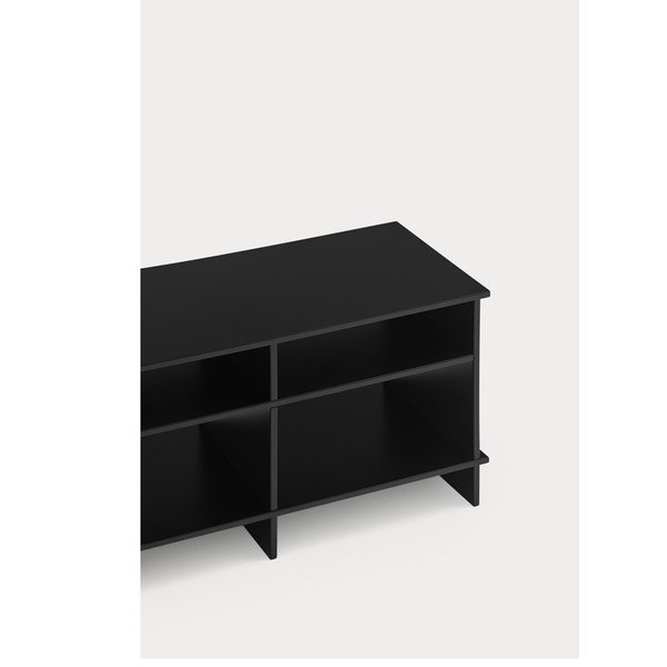 Čierny TV stolík 180x50x40 cm Inari – Teulat-image-4