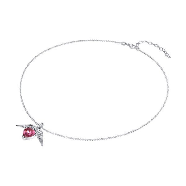 Náhrdelník so Swarovski Elements Ruby Crystal-image-2