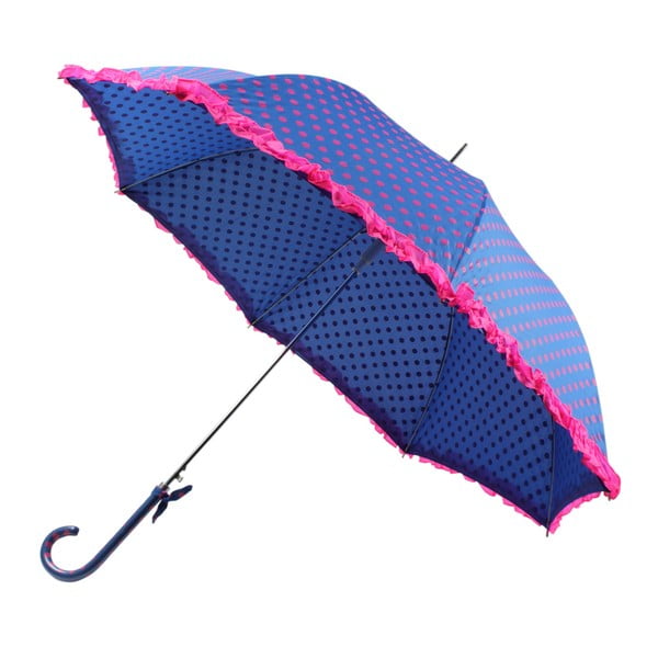 Ružovo-modrý skladací dáždnik Bombay Duck Confetti