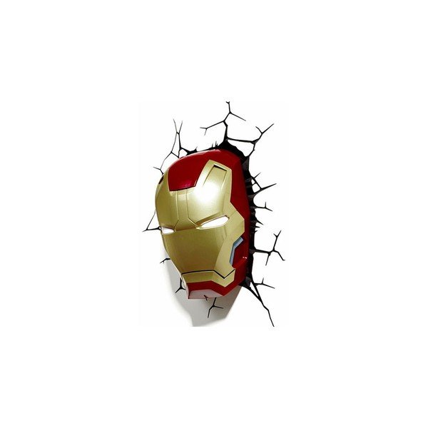 Detské 3D svetlo na stenu IronMan-image-1