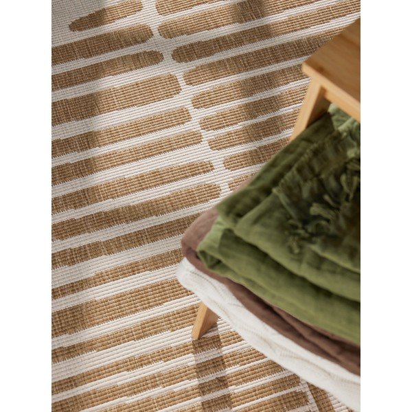 Krémovobiely/v prírodnej farbe okrúhly vnútorný a vonkajší koberec ø 200 cm Haringey Bounds – Ted Baker-image-2