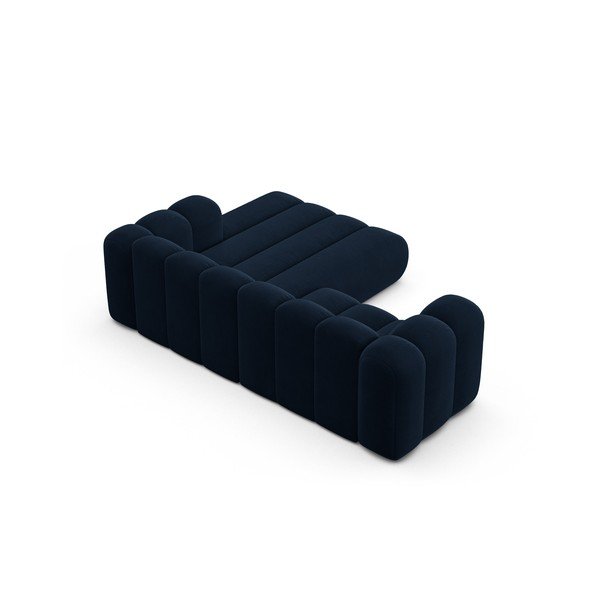 Tmavomodrá rohová pohovka (pravý roh) Lupine – Micadoni Home-image-3