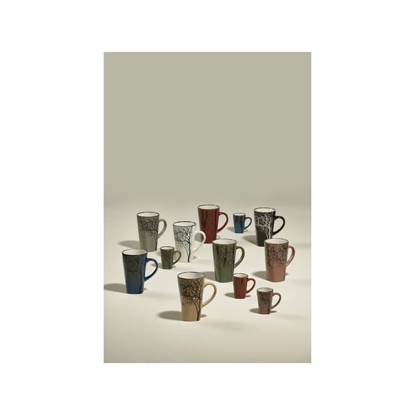 Červený hrnček z kameniny 500 ml Hela – Villa Collection-image-1