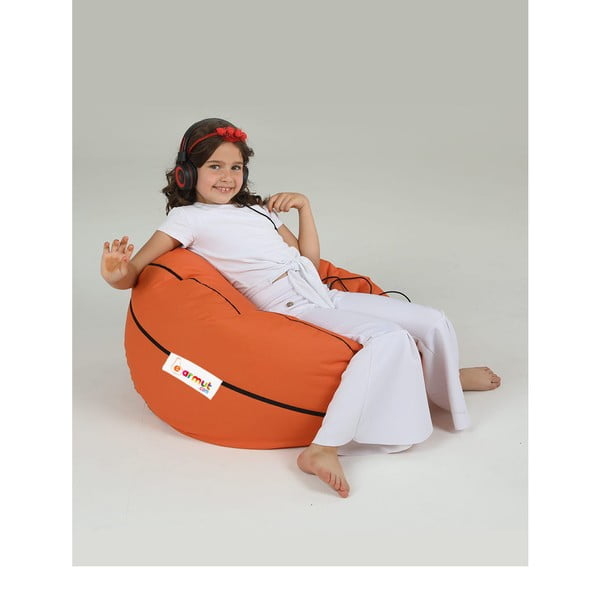 Oranžový detský sedací vak Basketball – Floriane Garden-image-3