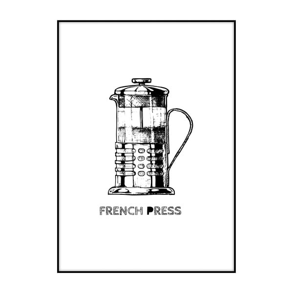 Plagát Imagioo French Press, 40 × 30 cm