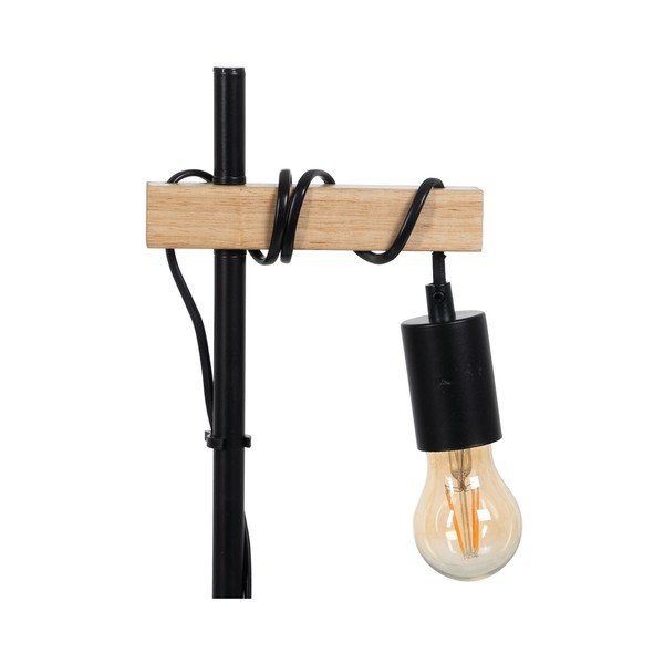 Stolová lampa v čiernej a prírodnej farbe (výška 52 cm) – Ixia-image-1