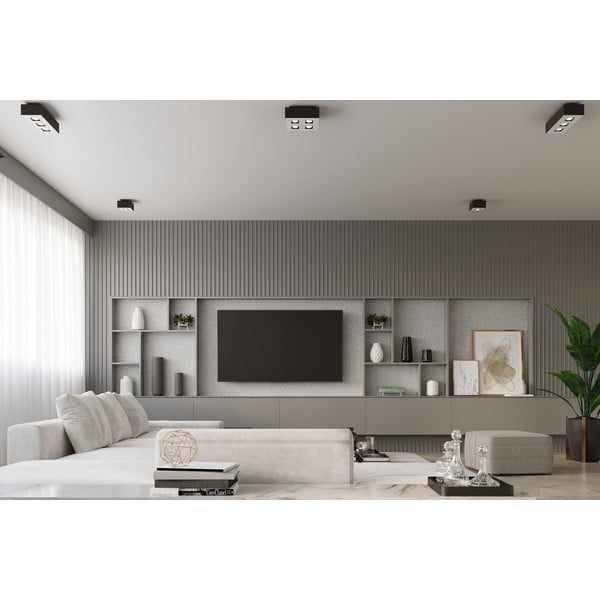 Čierne stropné svietidlo Sollux Hydra-image-1