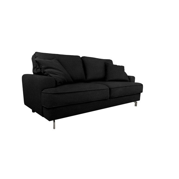 Čierna trojmiestna pohovka Kooko Home Rumba-image-3