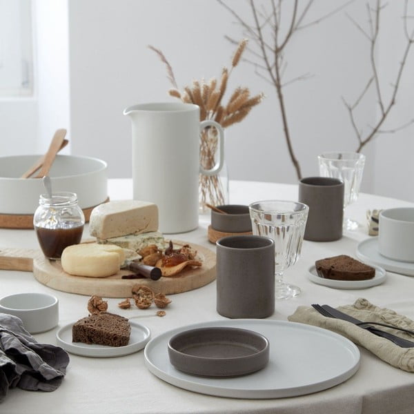Hnedý tanier z kameniny ø 27 cm Redonda – Costa Nova-image-2