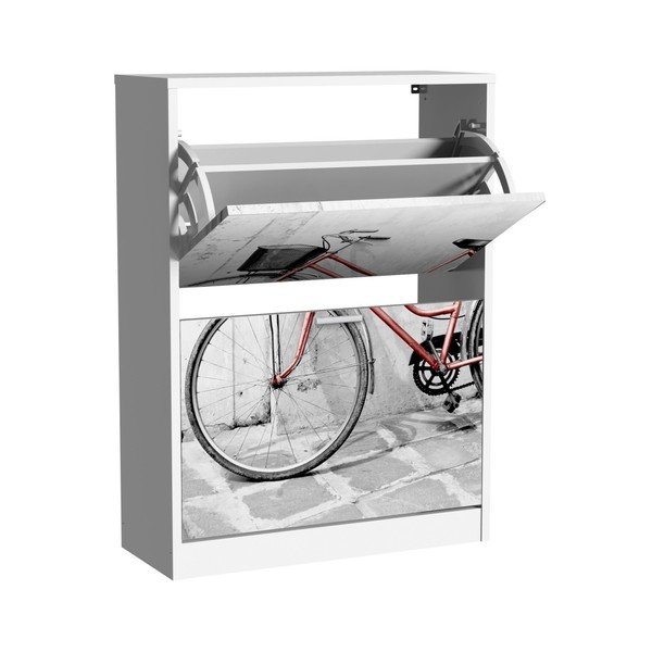 Skrinka na topánky s 2 výklopmi 13Casa Social Bike-image-1