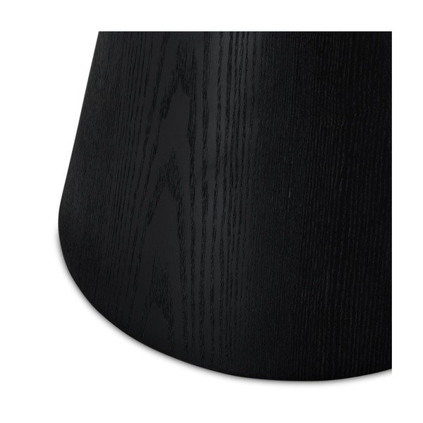 Čierny konferenčný stolík v dekore duba ø 60 cm Tango – Furnhouse-image-4