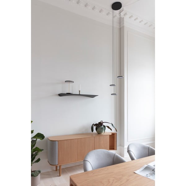 Čierne LED závesné svietidlo s kovovým tienidlom ø 15 cm Asteria Micro – UMAGE-image-1