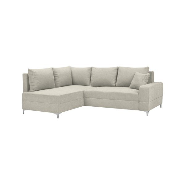 Béžová rozkladacia rohová pohovka Windsor & Co Sofas Zeta, ľavý roh-image-1