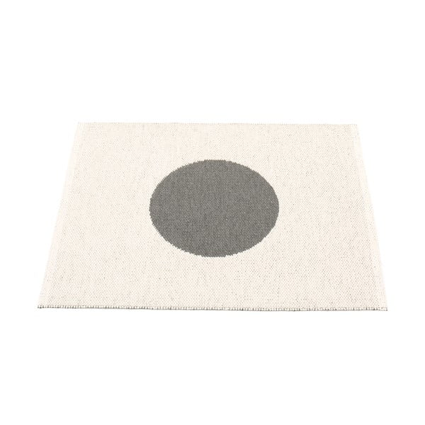 Tmavosivý vnútorný a vonkajší koberec 70x90 cm Vera Charcoal – Pappelina-image-1