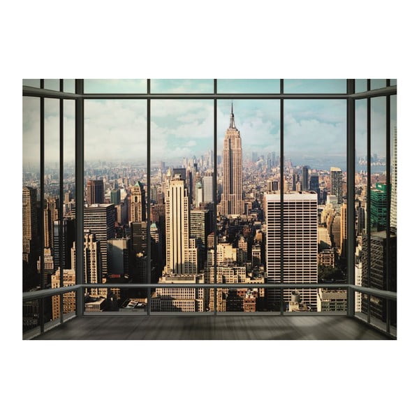 Veľkoformátová Tapeta okná New Yorku, 360x253 cm