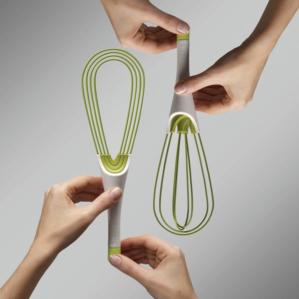 Bielo-červená skladacia metlička Joseph Joseph Twist-image-1