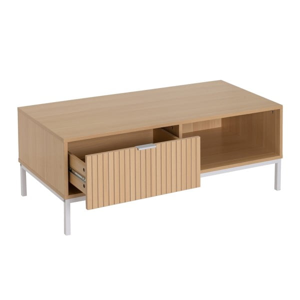 Konferenčný stolík v dekore duba v prírodnej farbe 50x110 cm Mid-Lines – Casa Selección-image-1