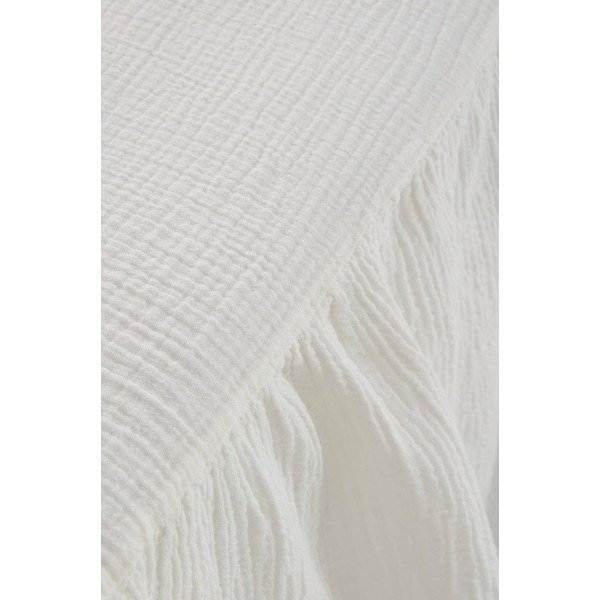 Krémovobiely mušelínový pléd 90x200 cm Amilia – Jotex