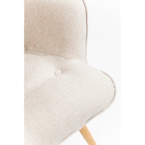 Biele kreslo Kare Design Vicky Ecru-image-4