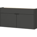 Antracitová skrinka 110x57x22 cm Ameca – Germania