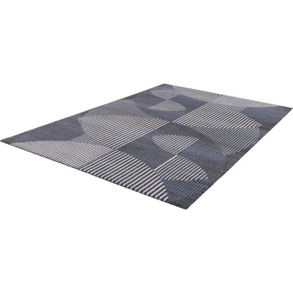 Tmavomodrý vlnený koberec 100x180 cm Shades – Agnella-image-4