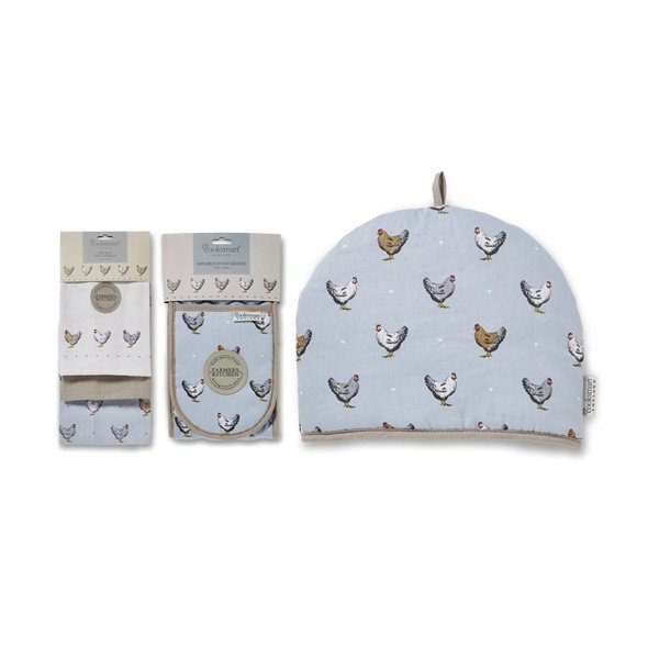 Utierky, chňapka a poklop na čajovú kanvicu v súprave 5 ks Farmers Kitchen – Cooksmart ®