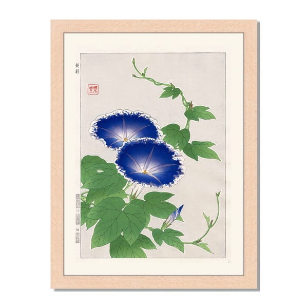 Obraz v ráme Liv Corday Asian Flower Beauty, 30 x 40 cm