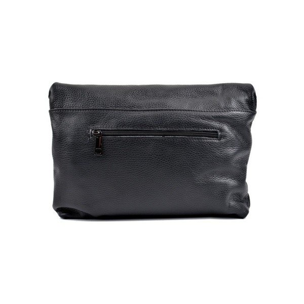Čierna kožená kabelka crossbody Roberta M Elisa-image-2