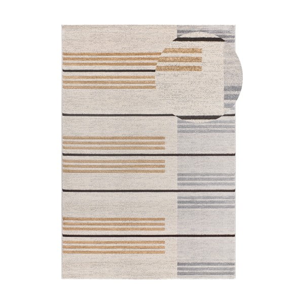 Koberec vo svetlosivej a krémovej farbe 80x150 cm Craft – Universal