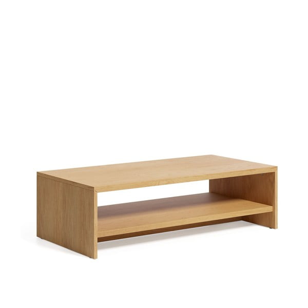 Konferenčný stolík v dekore duba v prírodnej farbe 60x120 cm Abilen – Kave Home