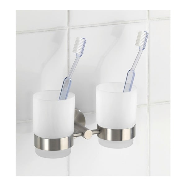 Nástenné poháriky na zubné kefky Wenko Bosio-image-1