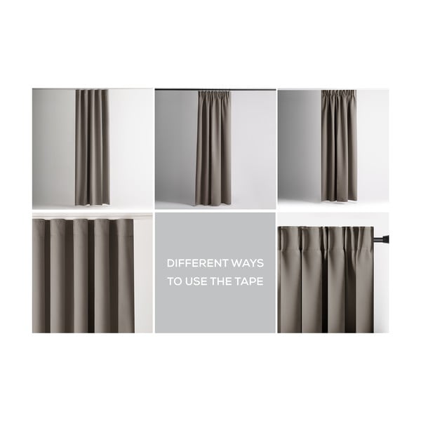 Sivobéžový dimout záves 140x245 cm Kierra – Restilo-image-3