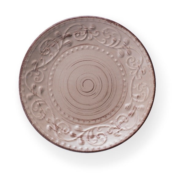 Hnedý dezertný kameninový tanier ø 21 cm Serendipity – Brandani