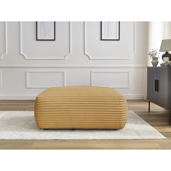 Menčestrová podnožka v horčicovej farbe Lucien – Bobochic Paris-image-1