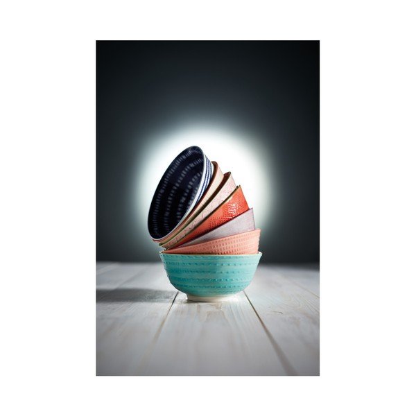 Kameninová miska Kitchen Craft Leafy Indigo, ⌀ 15,5 cm-image-3
