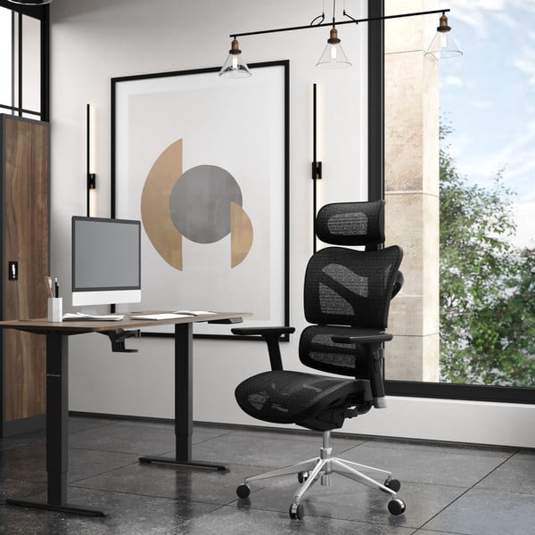 Čierna kancelárska stolička V-Commander – Diablo Chairs-image-1