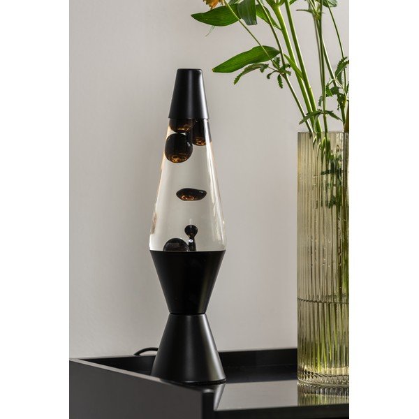 Čierna stolová lampa (výška 37 cm) Glitter – Leitmotiv-image-1