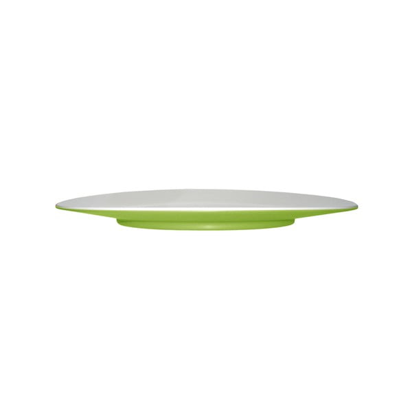Zelený dezertný tanier Entity, 21 cm